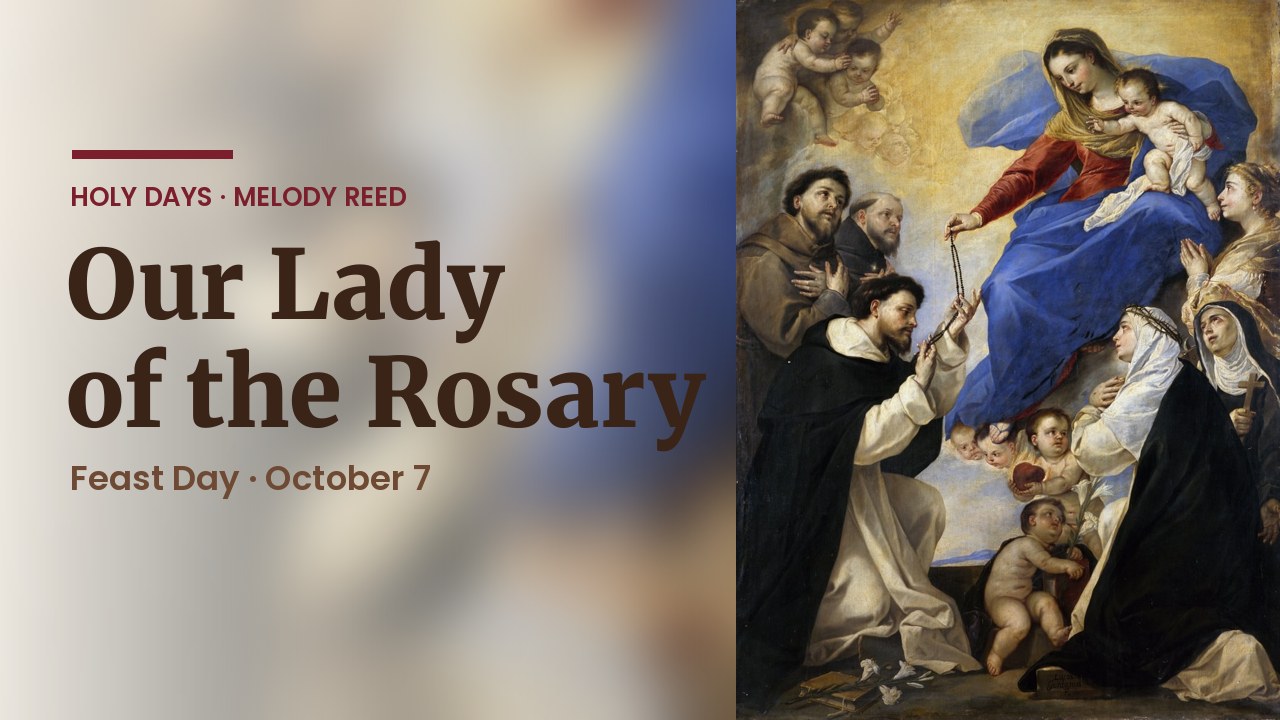 Our Lady of the Rosary, by Luca Giordano